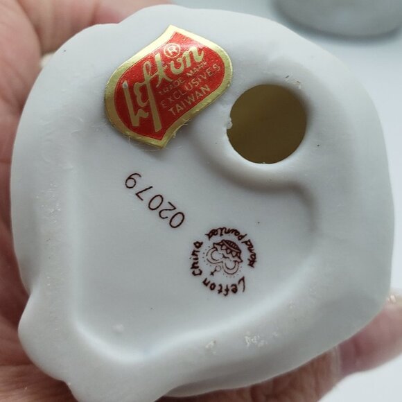 Lefton 1983 White Bisque 02079 Angel Figurine - Picture 2 of 8